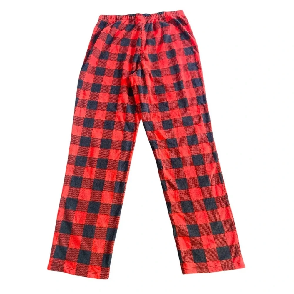 Wondershop Women Red Buffalo Check Fleece Matching Family Pajama Pants Sz‎ S NWT